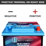 MM-H5LI Group Size 47 12.8V, 27Ah, 62RC, Lithium, 700 CCA, Replacement Battery Compatible with BMW 3.0csi 71-74