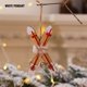 thumbnail image 2 of Gibobby Adornos de Navidad, colgante de, festivo de Navidad, adorno colgante de árbol de Navidad para, decoración del(Blanco), 2 of 5