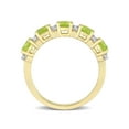 thumbnail image 4 of Everly Women's Peridot and Sapphire Sterling Silver Ring, 4 of 7