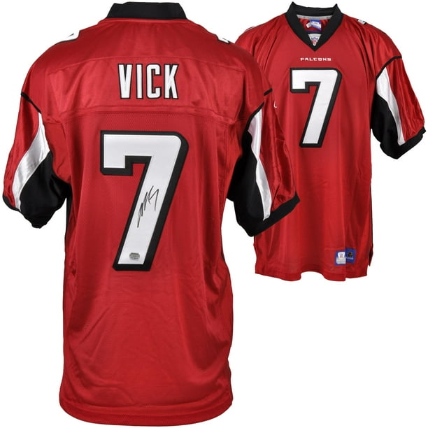 Atlanta Falcons Jersey 2021 - Michael Vick Atlanta Falcons Autographed Reebok Red Jersey ...