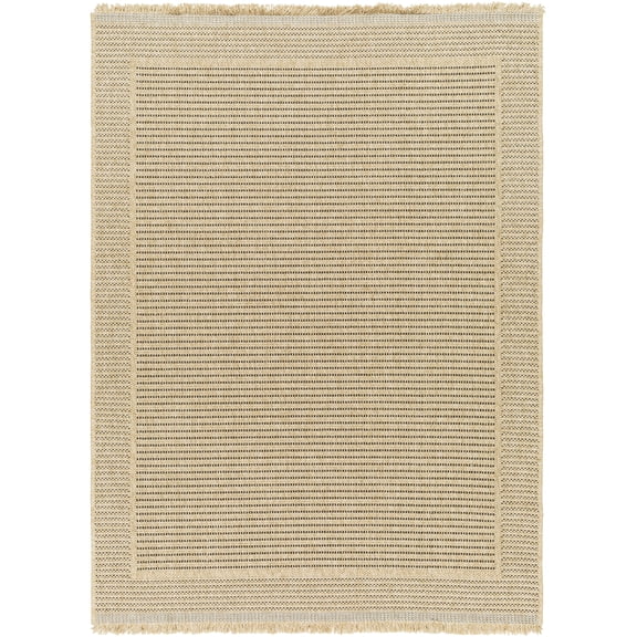 Mark&Day Outdoor Rugs, 5x7 Jeannetta Cottage Indoor/Outdoor Beige Area Rug, Non Shedding Pink Tan Black Carpet for Patio, Porch, Deck, Bedroom, Living Room or Kitchen (5'3" x 7')