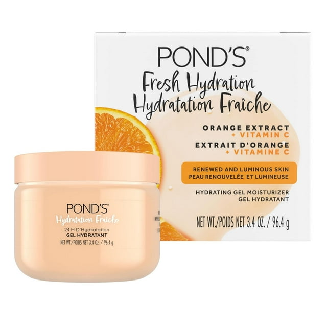 POND’S Orange Extract & Vitamin C Gel Face Moisturizer For Renewed and Luminous Skin