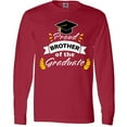 thumbnail image 3 of Inktastic Family Graduation-Proud Brother Of The Graduate Long Sleeve T-Shirt, 3 of 5