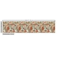 thumbnail image 3 of Ambesonne Fall Floral Fabric by the Yard Upholstery, Autumnal Rose Scene Art, 1 Yard, Laurel Green Pale Caramel, 3 of 5