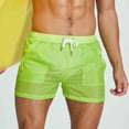 thumbnail image 5 of YSUEJPF Swim Trunks for Men See Through Quick Dry Shorts Mesh Sheer Drawstring Beach Board Shorts with Pockets, 5 of 5