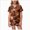 A51-Coffee, variant on Girls Shorts Set Toddler Short Sleeve Print Shirts Tops Pants Outfits Button