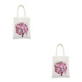 thumbnail image 2 of Ounissouiy Bolsa de lona Bolsa de pintura Bolsa de compras Mano de obra fina Exquisita 003-28*35 2piezas, 2 of 6