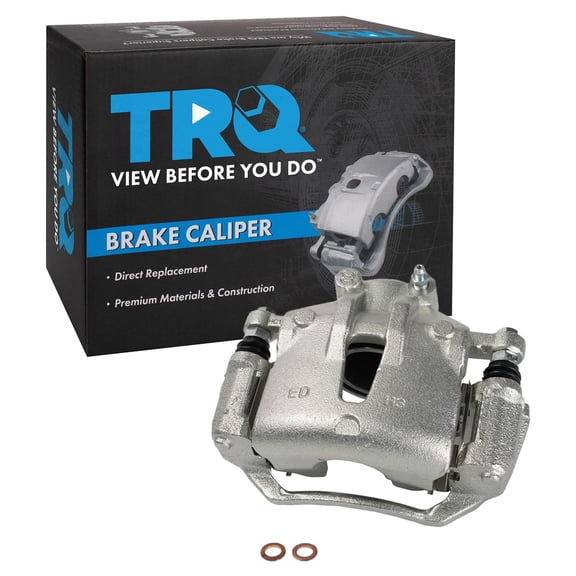TRQ Front Right Brake Caliper w/Bracket Passenger Side Compatible with 2009-2012 Hyundai Elantra 2010-2013 Kia Forte Forte Koup