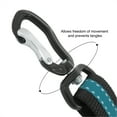 thumbnail image 4 of Kurgo Direct to Seatbelt Tether for Dogs, Car Seat Belt for Pets, Adjustable Dog Safety Belt Leash, Quick & Easy Installation, Works with Any Pet Harness, (Swivel Tether, Coastal Blue), 4 of 8
