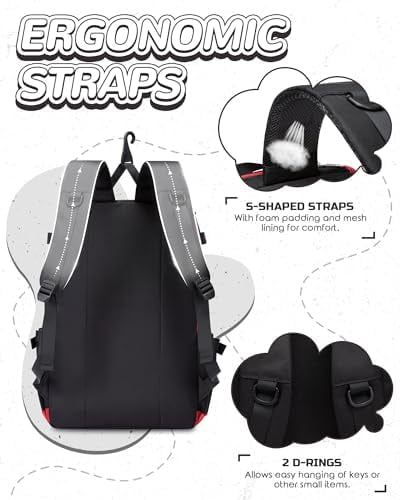 Baseball Softball Gear Bag for Boys Girls Ages 8-12 12-14 14-16 Large Kids Bat Bag Backpack with Ventilated Shoe Compartment Baseball Softball Stuff Supplies for Youth Adult