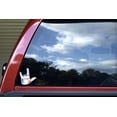 thumbnail image 2 of 4in x 4in Red White and Blue ASL I Love You Sticker, 2 of 2