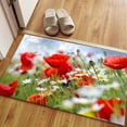 thumbnail image 5 of Poppy Flower Rug, Poppy Fields Rug, Farmhouse Rug, Trendy Rug, Daisy Flower Rug, Office Decor Rug, Gift Rug, Red Poppies Rug, Botanical Rugs, 2.6'x4' - 80x120 cm, 5 of 8