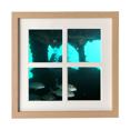 thumbnail image 1 of Océan Poissons Plongée Personnes Nature Cadre Cadre Mur Table Affichage 4 Ouvertures Image, 1 of 3