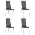 thumbnail image 4 of vidaXL Dining Chairs 2 pcs Red Faux Leather, 4 of 21