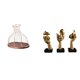 thumbnail image 1 of Portacorchos de vino,Soporte de metal para corcho de vino,tapón de vino,expositor,Estatuas del pensador,Estatuas de pensadores Esculturas de arte abstracto de mesa,Figuras modernas con caras, 1 of 8