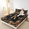 Catabedysis Fashion Cheetah Pattern Bed Sheets,Brown Bows Monogrammed R ...