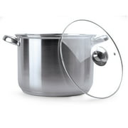 Ecolution Pure Intentions Stainless Steel Stock Pot with Lid, 8 Quart, Polished