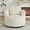 Cream, variant on Swivel Accent Chair - Oversize Round Barrel Chair,Comfy Deep Seat Single Sofa with Pillows,Upholstered Circle Club Sofa Chair for Living Room,Nursery,Bedroom (Dark Brown, Oversized)