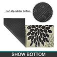 thumbnail image 6 of Gray Floral and Petal Pattern Kitchen Rugs Sets Of 2,Anti Fatigue Kitchen Mat Rugs Non Slip Washable,Decorative Kitchen Floor Mats for Kitchen,Sink,Laundry,17"x30"+17"x47", 6 of 7