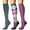 Black, variant on FAZVAOO Compression Socks for Women Cotton Warm Athletic Cycling Outdoor Running Socks,Black 3 Pairs