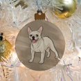 thumbnail image 3 of French Bulldog Smiling Pet Dog Wood Christmas Tree Holiday Ornament, 3 of 3