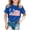 ##-Blue843, variant on Shinyii Girls 4Th of July T-Shirt Casual Short Sleeve T Shirt Graphic Tee Top, Sizes 1-13