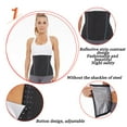 thumbnail image 2 of SEXYWG Women Sauna Waist Trainer Sweat Body Shaper Slim Belt, 2 of 5