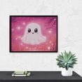 thumbnail image 5 of Diamond Art Kits for Adults, Halloween Pink Cute Ghost CDiamond Painting Kits for Beginners, Frameless Round 5D Full Drill Diamonds Art Pictures Gem Art Crafts Home Decor Gifts, 5 of 8