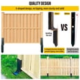 thumbnail image 4 of Piquet d'Ancrage pour Poteau de Clôture, Kit de Réparation de Poteau de Clôture Support Fort Résistance aux Impacts 6 Pcs avec Accessoires pour Usage Domestique, 4 of 7