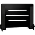 SlimLine Folding Wall Mount Shower Bench Seat, Matte Black Seat with