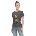 thumbnail image 4 of T-Shirt Basique à Manches Courtes pour Femmes Demon Slayer Blade Tanjiro, 4 of 6