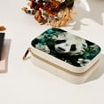 thumbnail image 7 of Panda Velvet Portable Necklace Holder with Removable Compartment - Earring Organizer, Jewelry Boxes, Organizer Box - Gift, 7 of 7