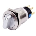 thumbnail image 3 of 3 Positions Switch Latching Push Button Low Light Conditions 19Mm Mounting Hole 3-6V Rated Voltage Led Indicator, 3 of 6