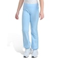 thumbnail image 3 of Girls 7-16 adidas Cotton Stretch Puff Cuff Pants Color: Light Blue Size: LARGE, 3 of 4