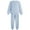 Blue, variant on TiaoBug Kids Girls Boys Winter Thicken Warm Flannel Thermal Underwear Set Blue 18-24 Months