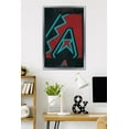 thumbnail image 2 of MLB Arizona Diamondbacks - Logo 25 Wall Poster, 22.375" x 34" Framed, 2 of 5