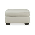 thumbnail image 3 of Signature Design by Ashley Contemporary Belziani Faux Leather Ottoman, Coconut, 3 of 6