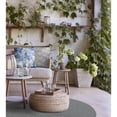 thumbnail image 2 of Renwil Skye 22x22" Square Modern Fabric Decorative Pillow in Denim Blue, 2 of 2