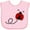 AD-Pink, variant on Inktastic Cute Red Ladybug Boys or Girls Baby Bib