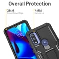 thumbnail image 3 of FITO For Moto G Pure Case, Phone Case with Screen Protector and Kickstand (Black), 3 of 7