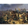 thumbnail image 3 of Fritz L' Allemand 18x14 Black Modern Framed Museum Art Print Titled - Episode from the Meeting Near Znaim 1809 (1845), 3 of 5
