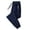 Blue*, variant on RUTAYY Men's Pants Solid Color with Pocket Slim Fit Daily Wear Sports Loose Straight Leg Guard Pants Classic Trendy Trousers