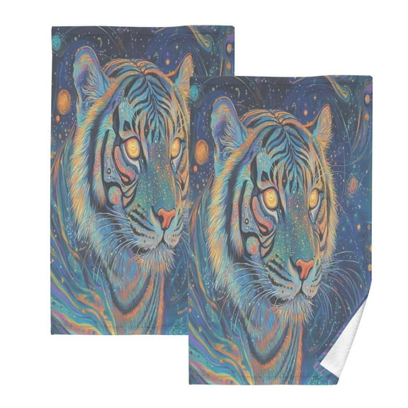 BZSMCE Face Towel Hand Towel Bath Towel Cotton Bath Towel Sets Hand Bath Towels Fashion Celestial Roar Pattern