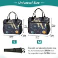 thumbnail image 4 of FORMRS Insulated Lunch Bag for Work School Unisex Large Capacity Cooler with Shoulder Strap, Astronaut Space, 4 of 6