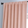 thumbnail image 4 of HPD Half Price Drapes Signature Apricot Blossom Plush Velvet Hotel Blackout Curtain (1 Panel), Apricot Blossom, 50W X 84L, 4 of 6