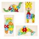 thumbnail image 2 of Juguete Rompecabezas de madera para niños pequeños 1-3 | Juguetes para niños pequeños de 2 años | Rompecabezas para niños de 3 a 5 años | Rompecabezas para niños de 4 a 8 años | Paquete de 4 rompecabezas para niños pequeños AMMAO MXZZ23418A6128, 2 of 2