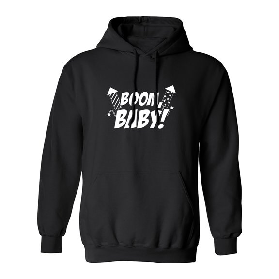 Boom, Baby! Adult Hooded Sweatshirt