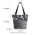 thumbnail image 4 of Kdxio Space Cars Women Reusable Grocery Bags Foldable Ripstop,Reusable Shopping Bags for Shopping,Gym,Gift, 4 of 7