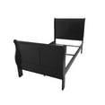 thumbnail image 3 of ACME Louis Philippe III Twin Bed in Black, 3 of 5