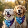 thumbnail image 2 of Dog Bandana 2 Pack,Colorful Leaf Pattern Bandanas for Dogs,Cat Bandana,Small/ Large Dog Bandana 2 Size,Dog Bandanas, 2 of 6